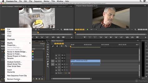 Creating Subclips In Premiere Pro .